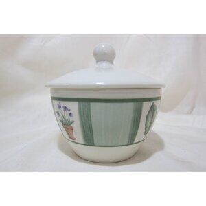 Pfaltzgraff FLOWER GARDEN  Sugar Bowl with Lid
